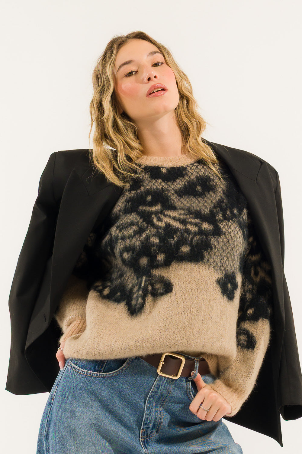 GIROCOLLO JACQUARD PIZZO