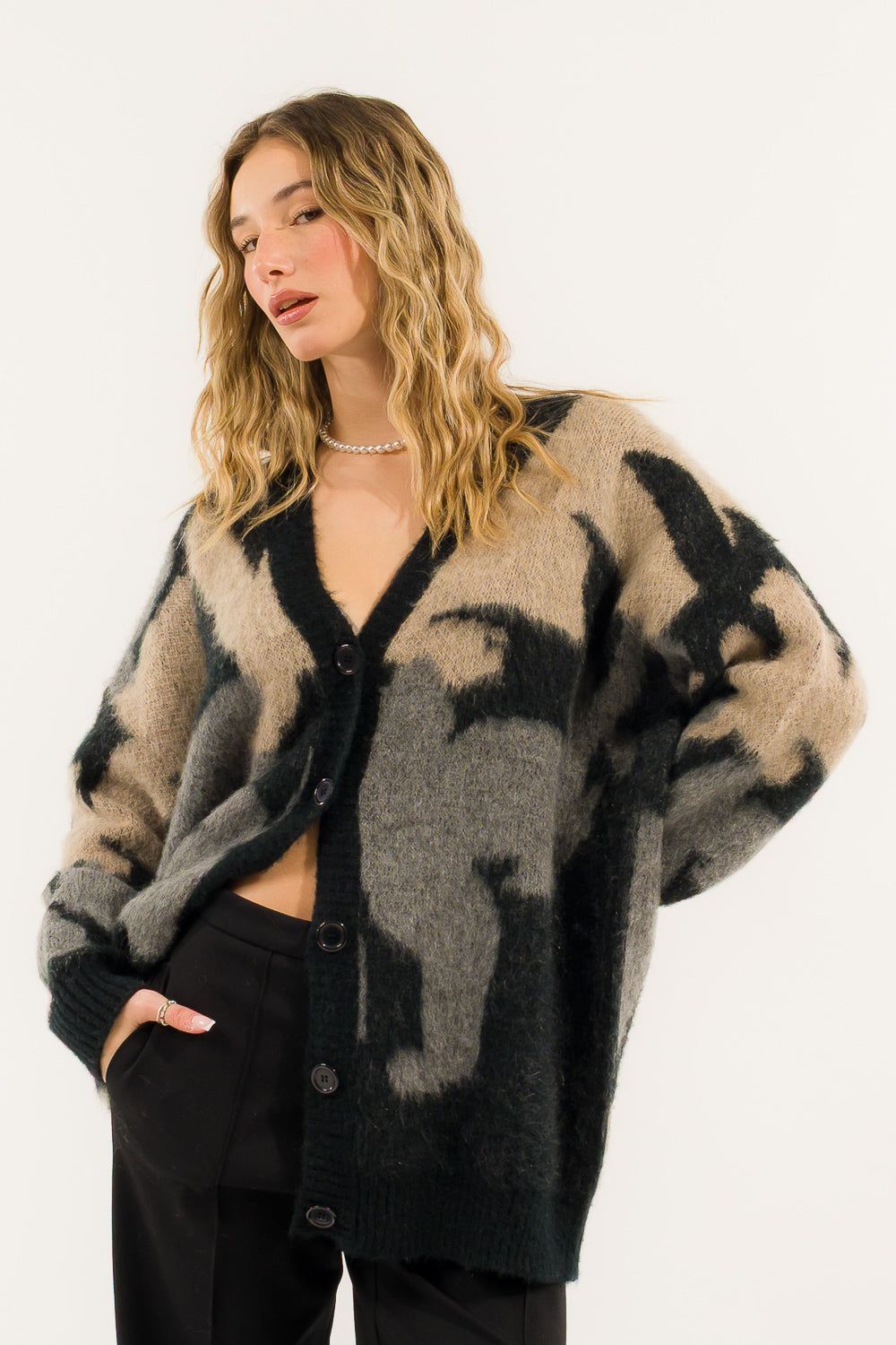 CARDIGAN JACQUARD