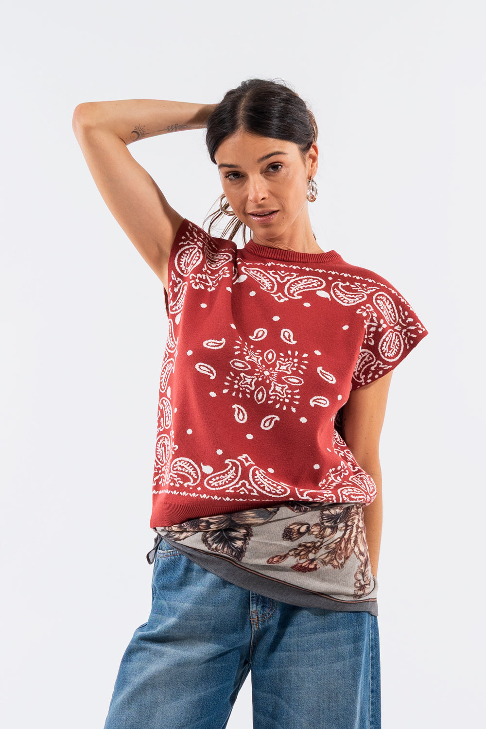 GILET BANDANA