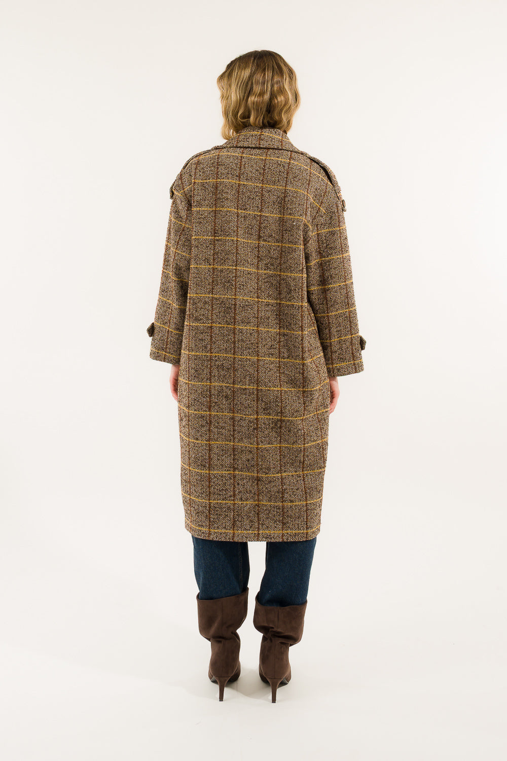 CAPPOTTO LUNGO CHECK