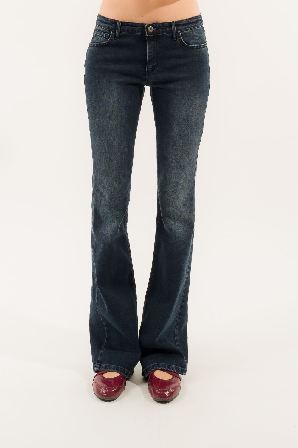 JEANS CALLA ZAMPA VITA BASSA