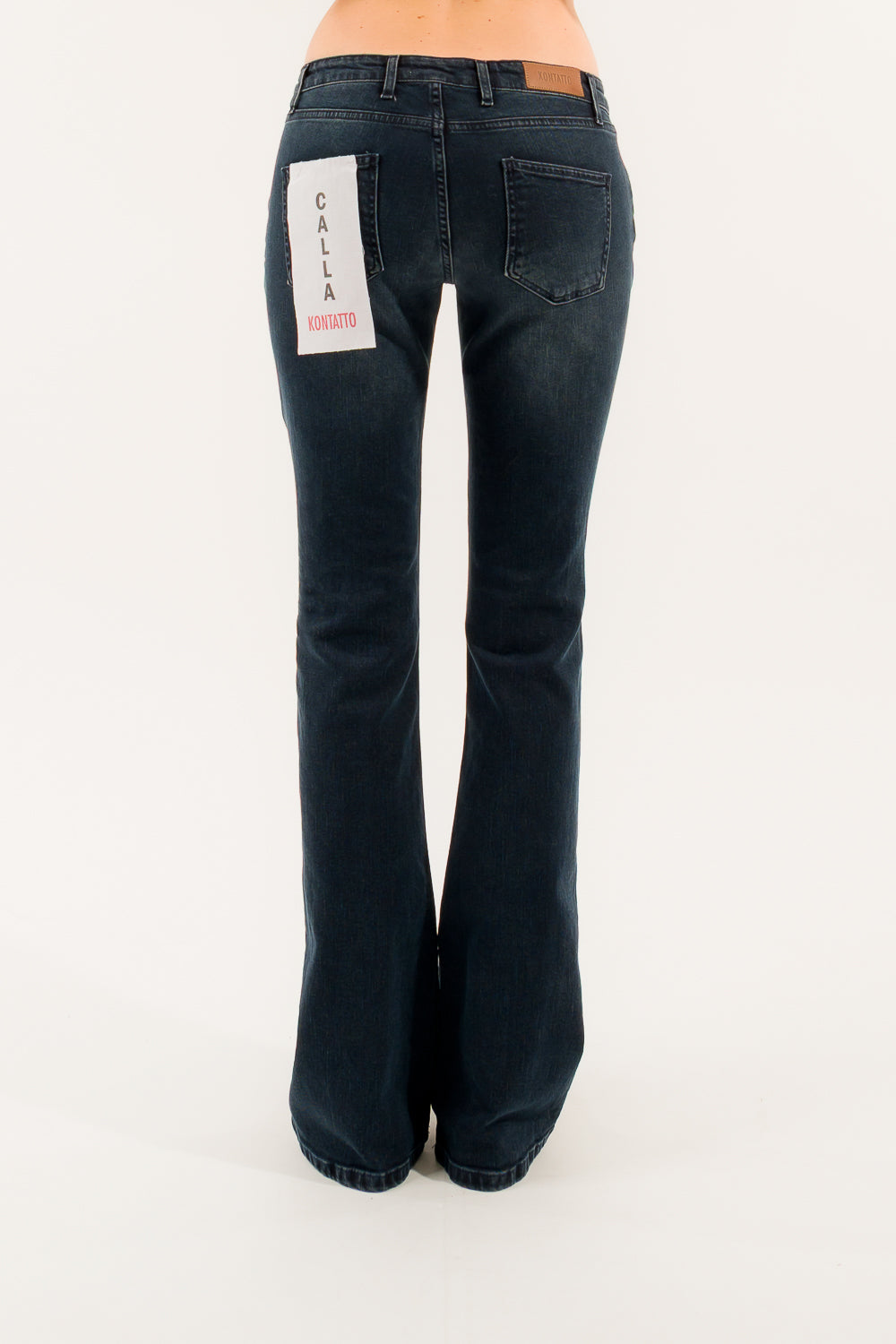 JEANS CALLA ZAMPA VITA BASSA