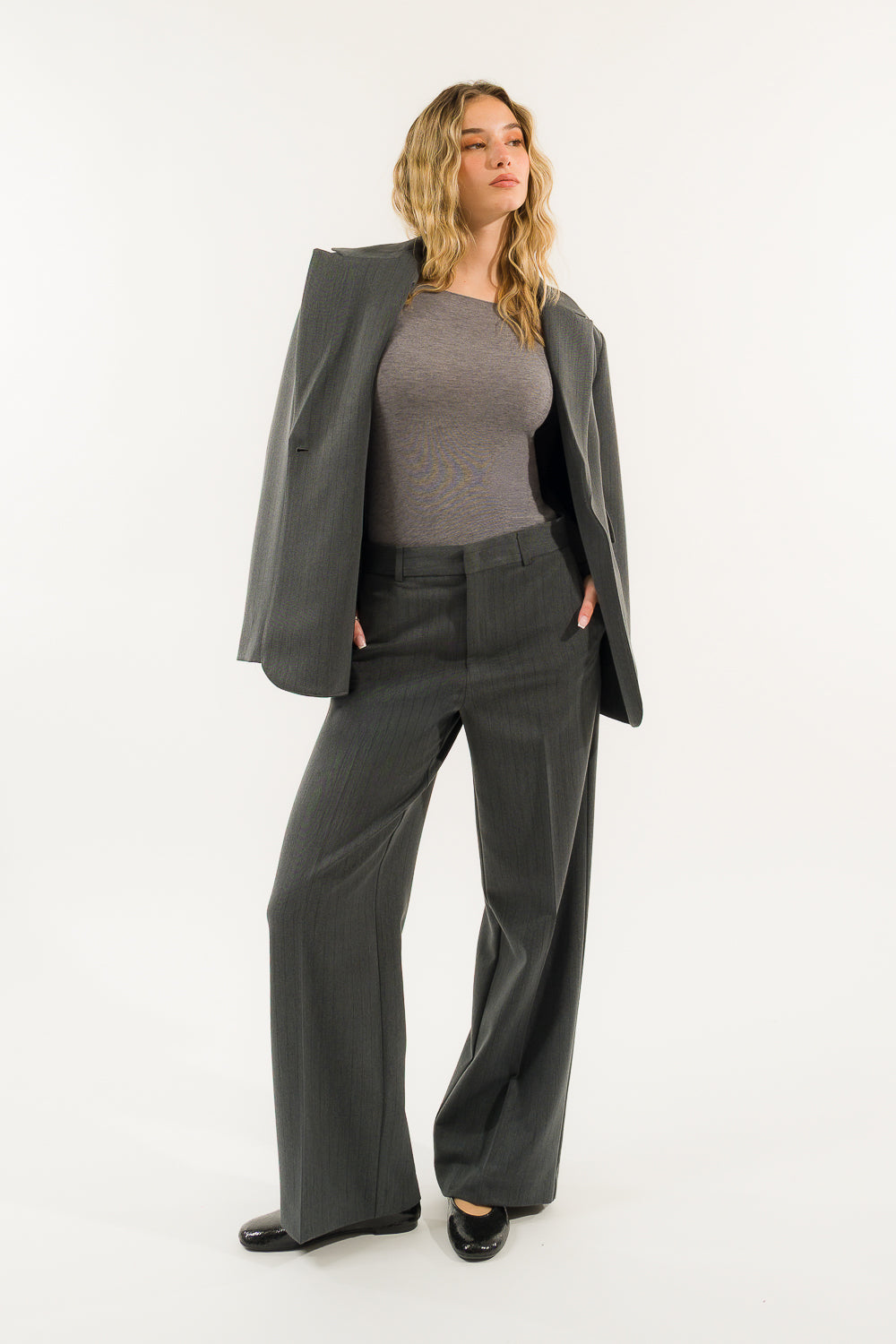 PANTALONE UOMO VITA REGULAR GESSATO