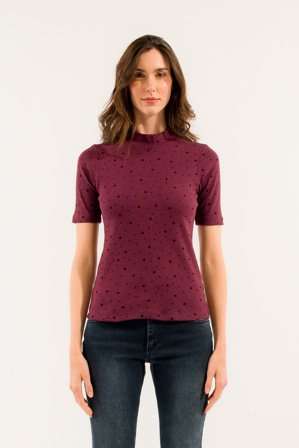 T-SHIRT MANICA CORTA POIS