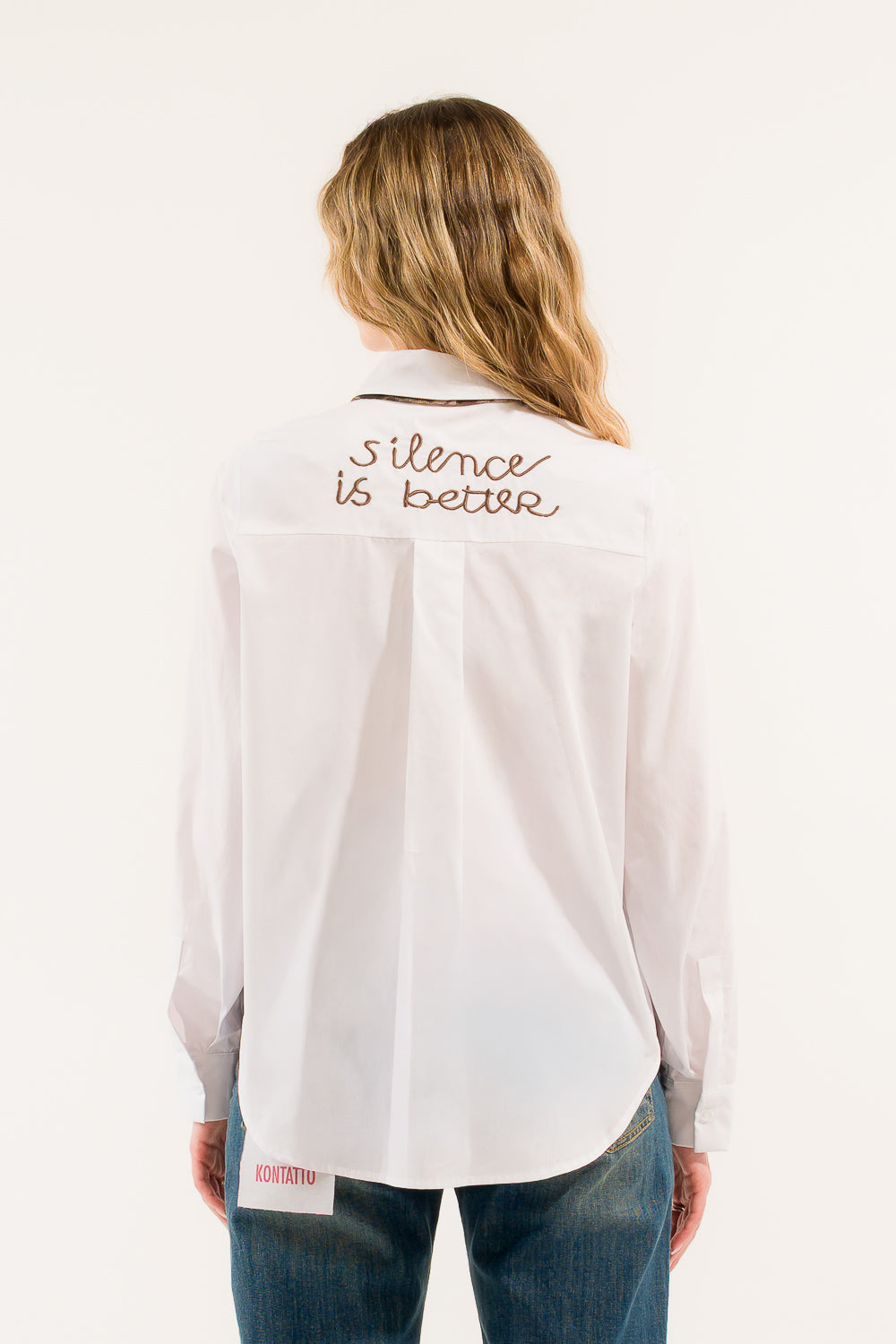 CAMICIA CRAVATTA E RICAMO