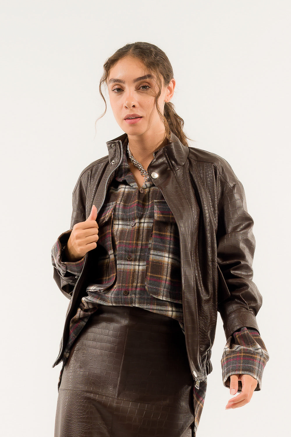 BOMBER ECOPELLE COCCO