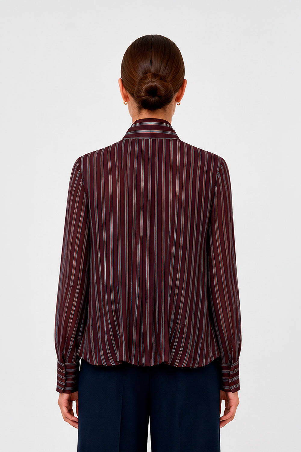 BLUSA INCROCIO PLISSE SCIARPA