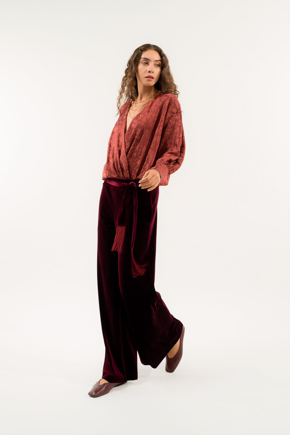 PANTALONE PALAZZO CINTURA