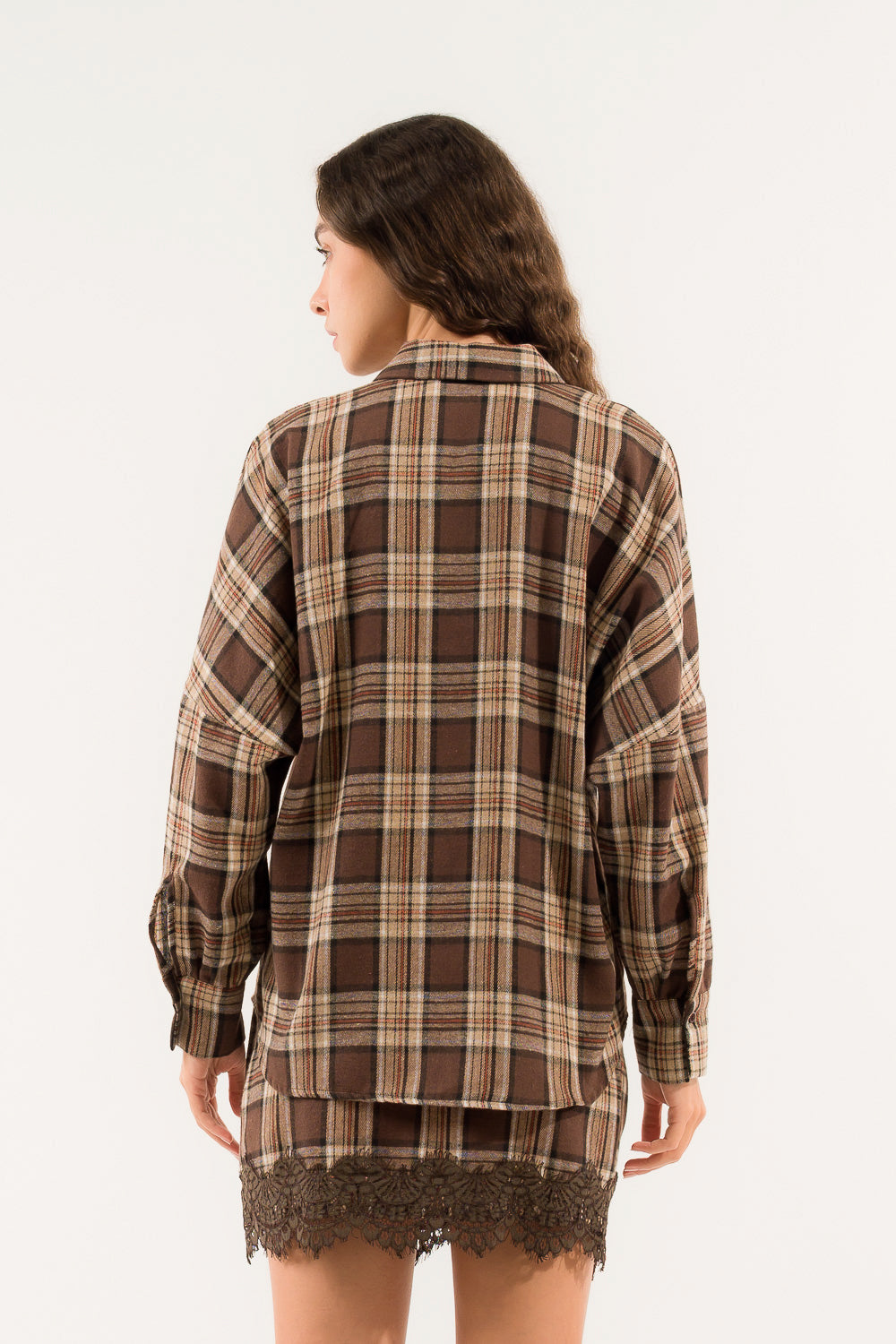 CAMICIA CHECK OVER APPLICAZIONI