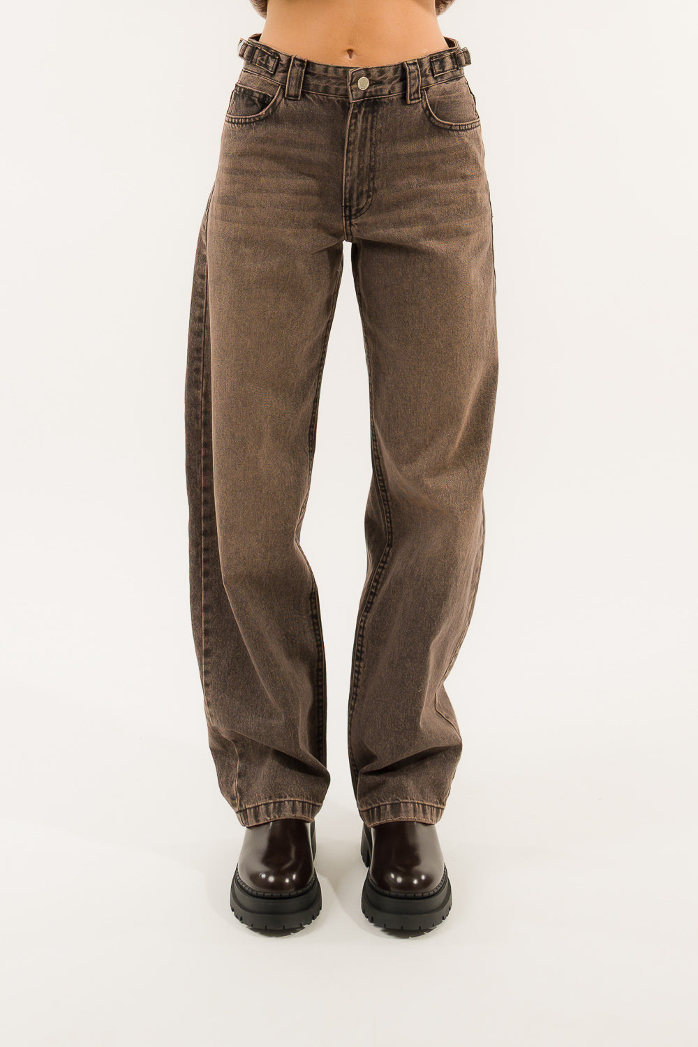 JEANS LIA WIDE LEG FIBBIE