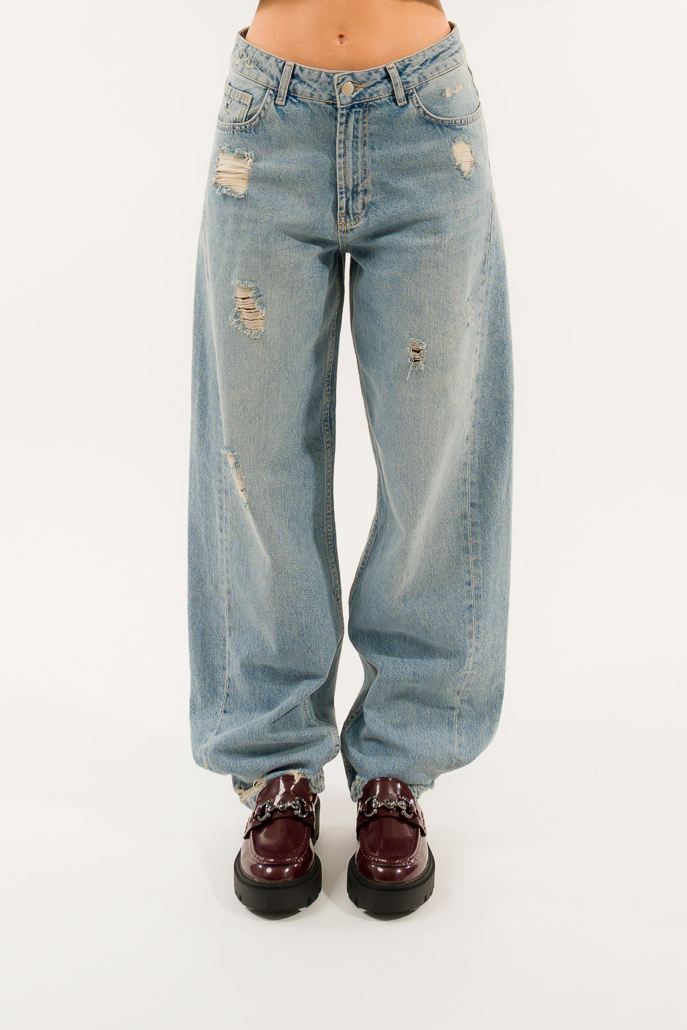 JEANS MIRTO MID RISE SNAP