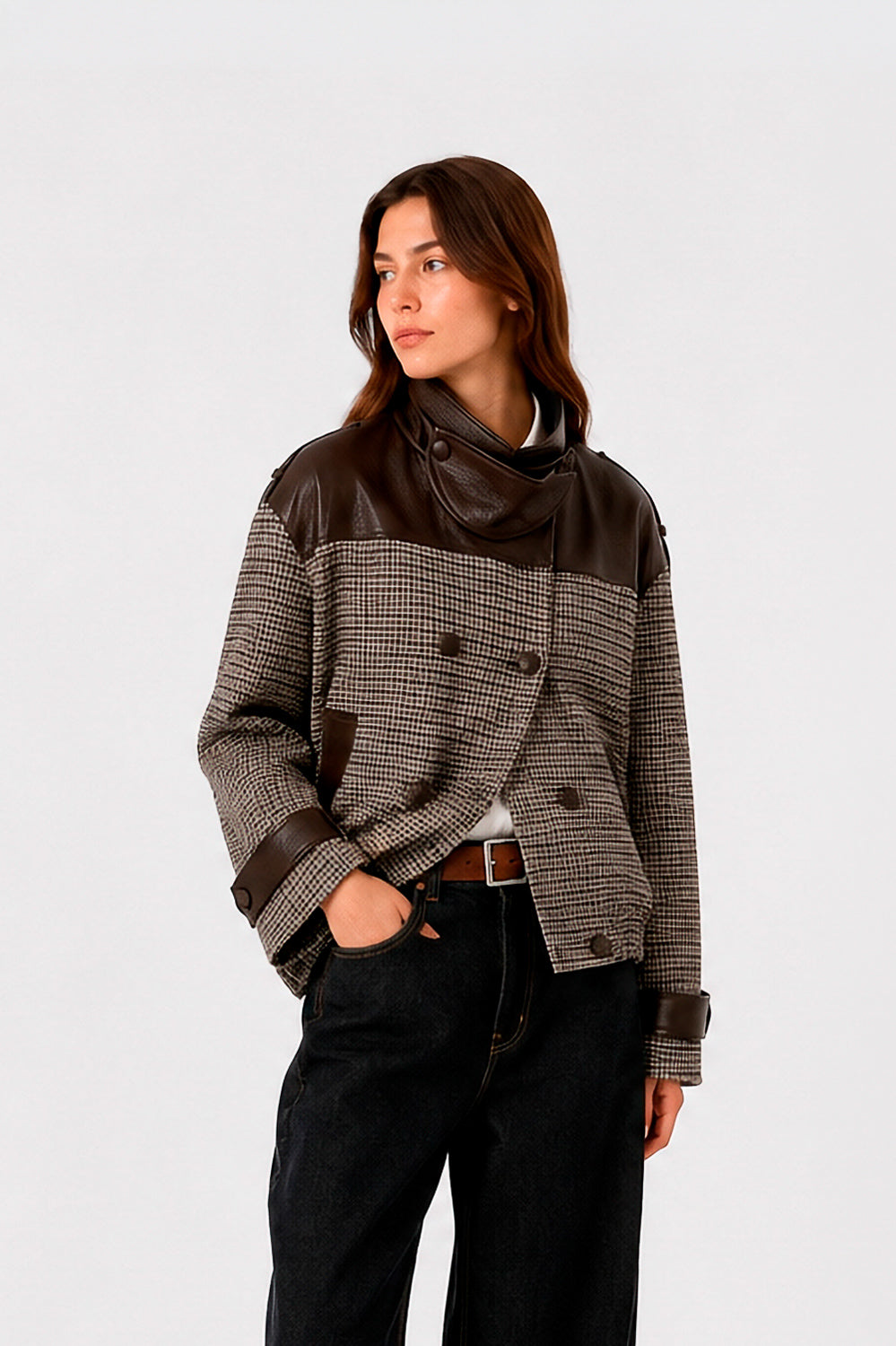 BOMBER INSERTI ECOPELLE
