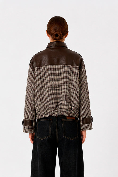 BOMBER INSERTI ECOPELLE