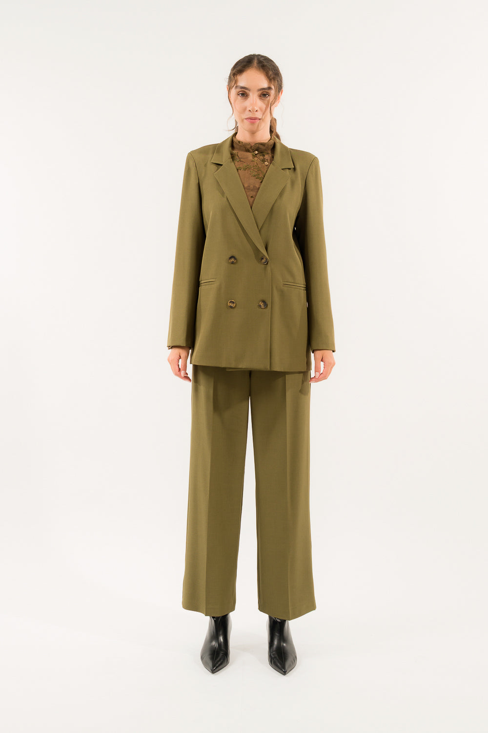 COMPLETO GIACCA DOPPIO PETTO E PANTALONE PIEGA