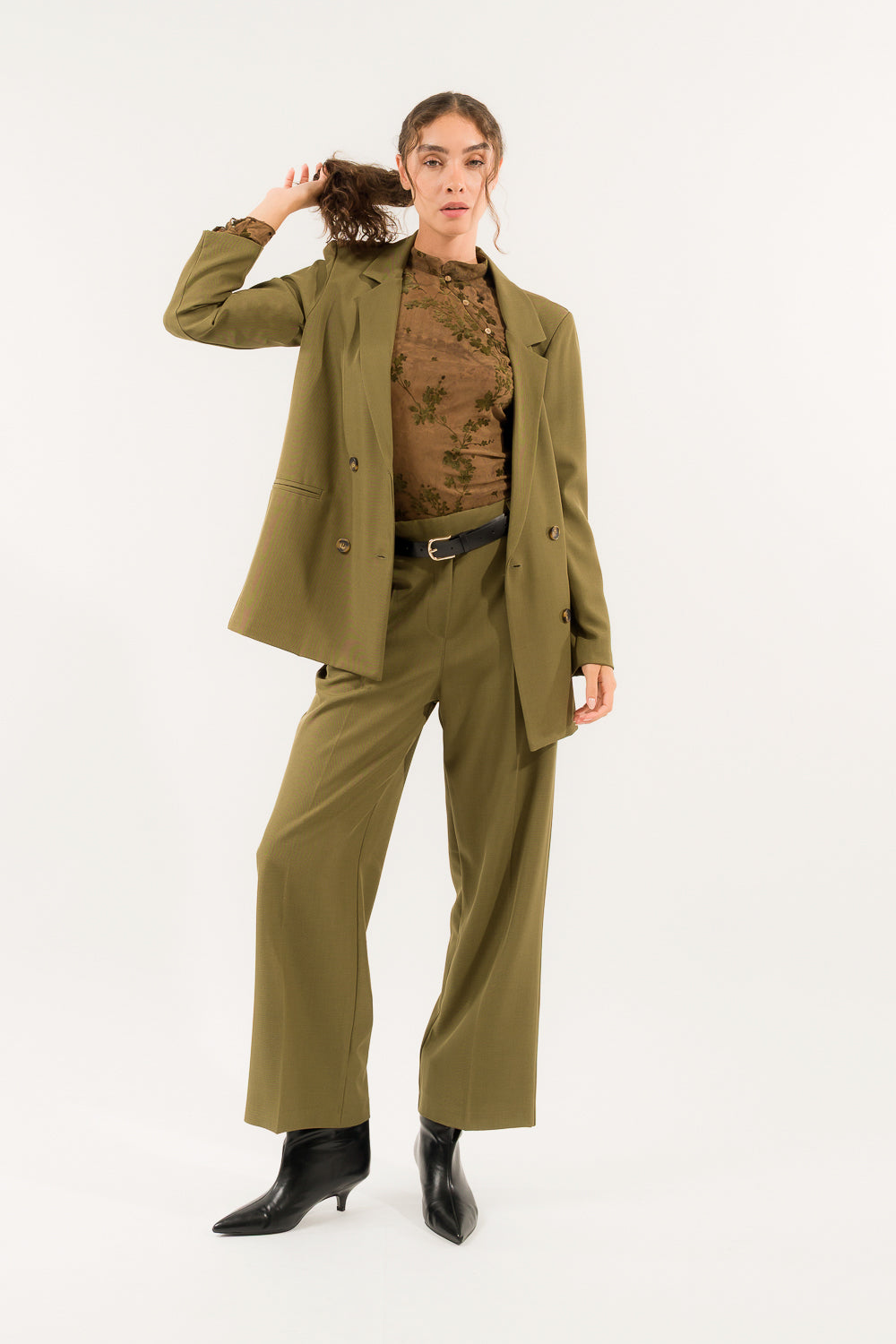 COMPLETO GIACCA DOPPIO PETTO E PANTALONE PIEGA