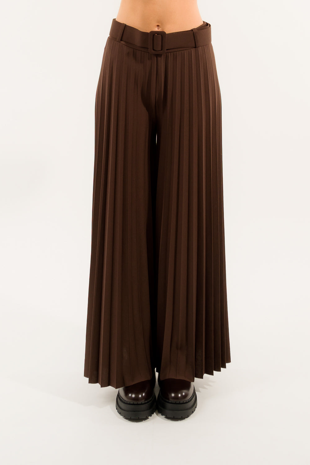 PANTALONE PLISSE CINTURA