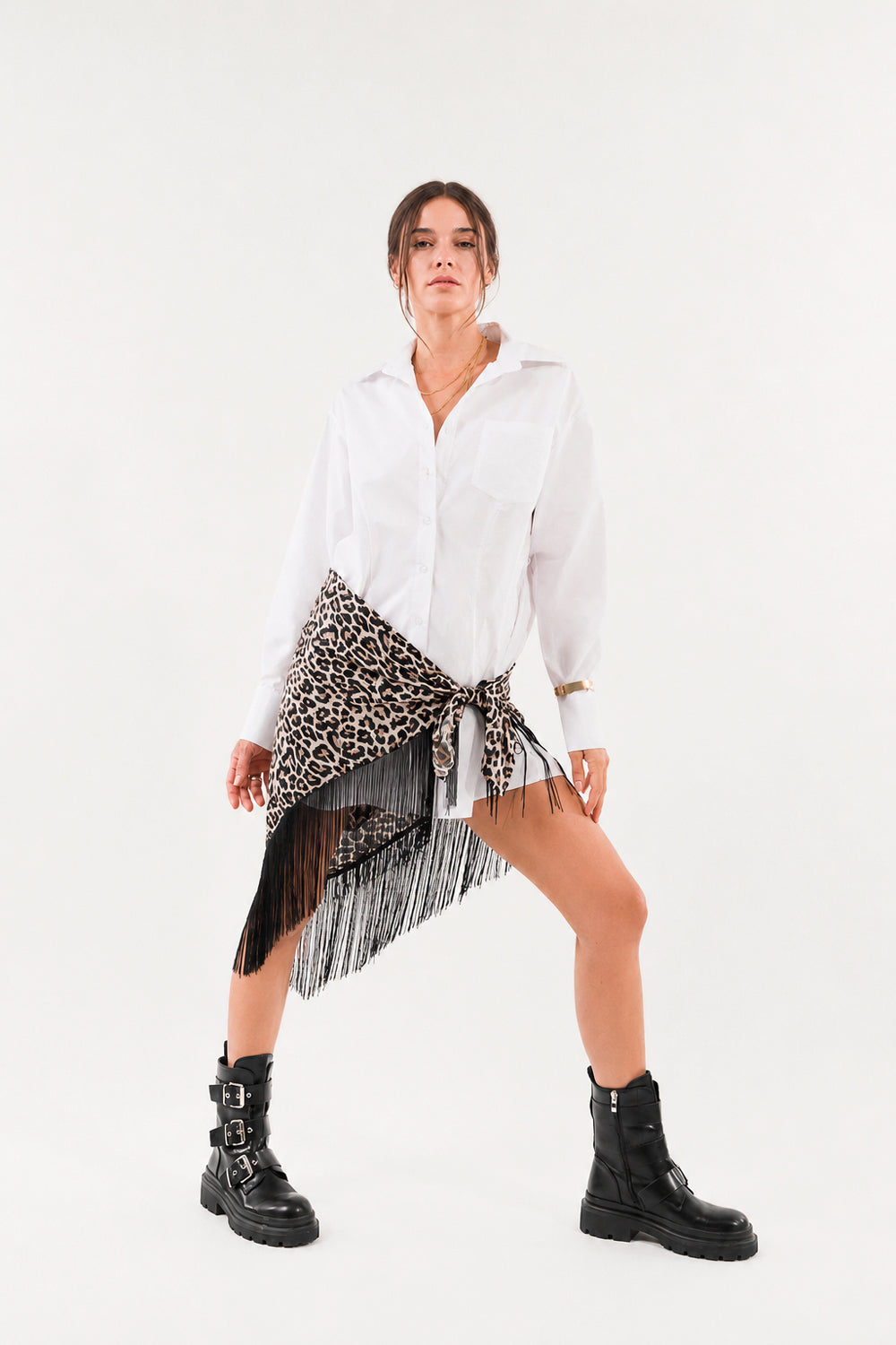 CAMICIA OVER FOULARD